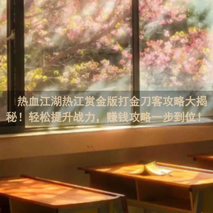 🔥热血江湖热江赏金版打金刀客攻略大揭秘！轻松提升战力，赚钱攻略一步到位！
